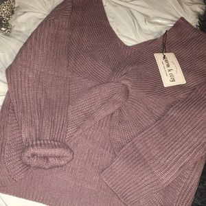 Reversible sweater
